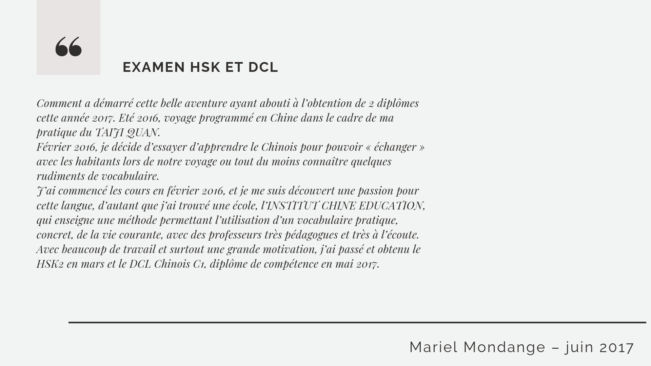 examen HSK et DCL